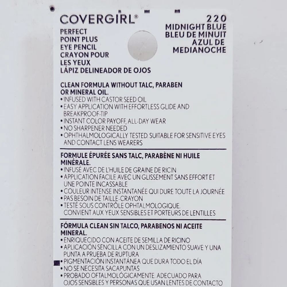 ⭐4/$15 CoverGirl Perfect Point Plus Eyeliner Midnight Blue